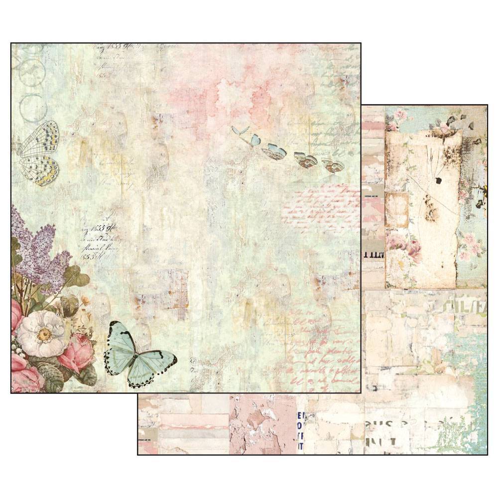 Stamperia Wonderland 12x12 Inch Paper Pack SBBL38 for Scrapbooking