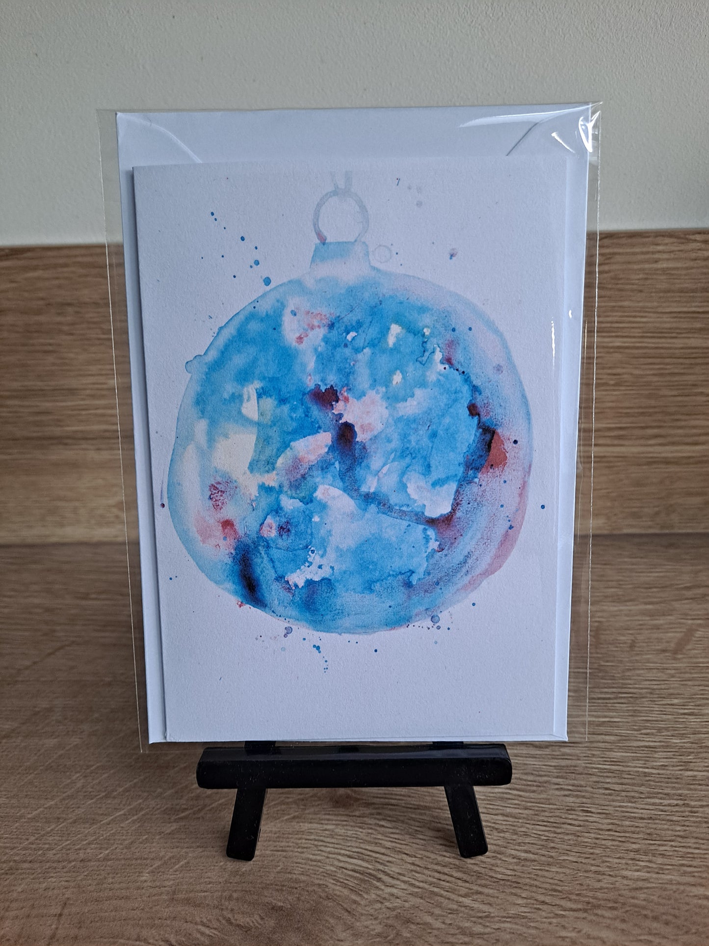 Bauble 3 - Greetings Card by Hannah Hildebrand