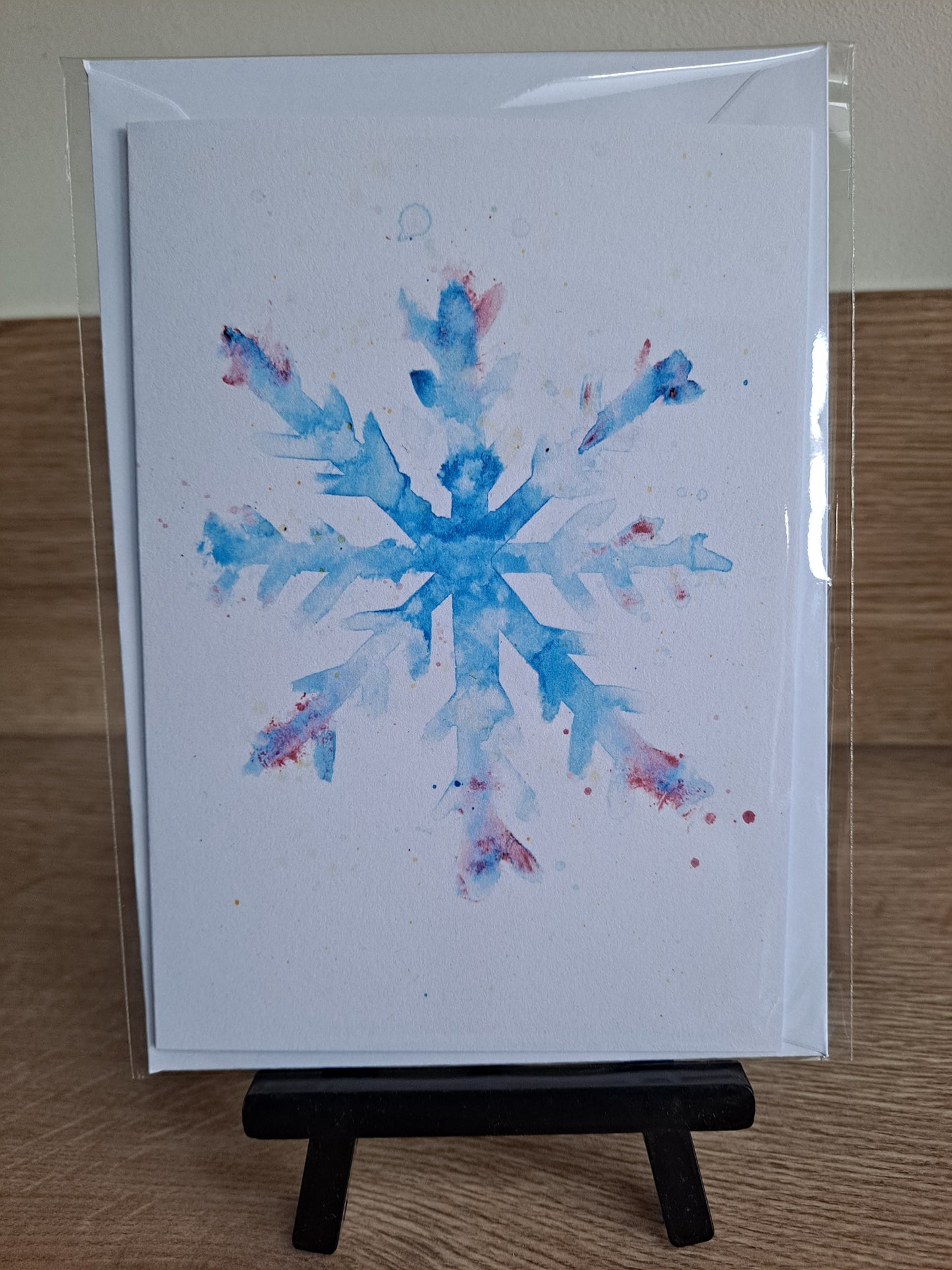 Snowflake - Greetings Card by Hannah Hildebrand