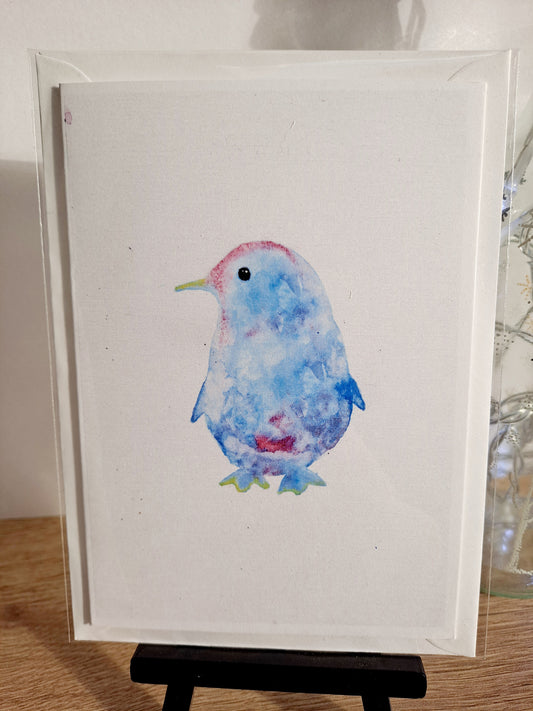 Penguin 1 - Greetings Card by Hannah Hildebrand