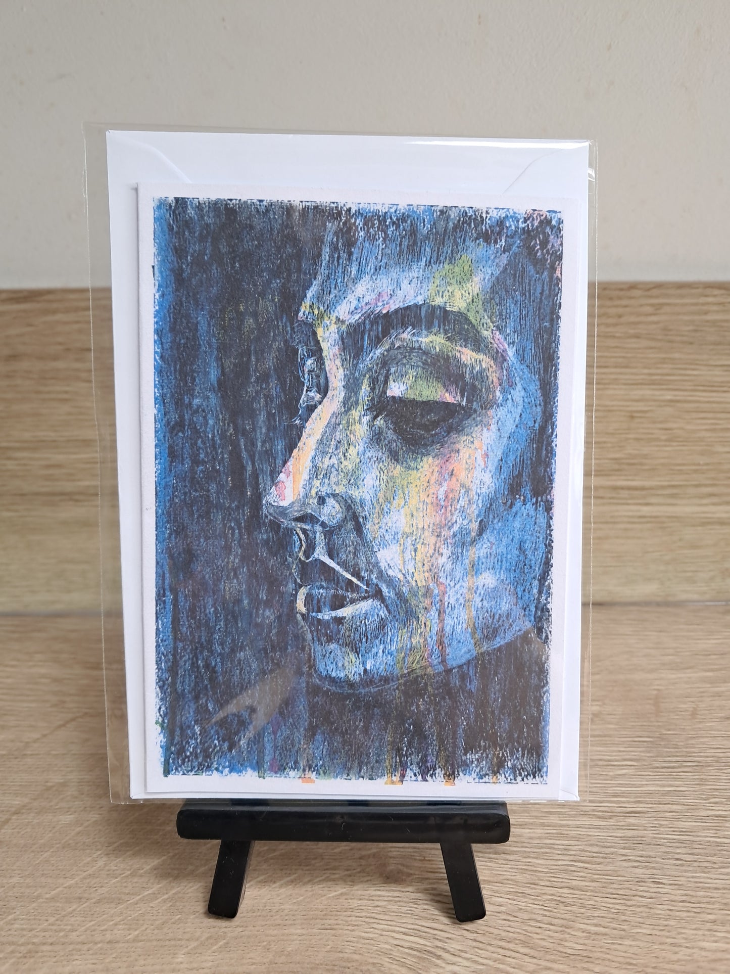 In Profile - Greetings Card by Hannah Hildebrand
