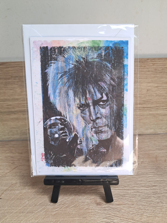 Goblin King - Greetings Card by Hannah Hildebrand