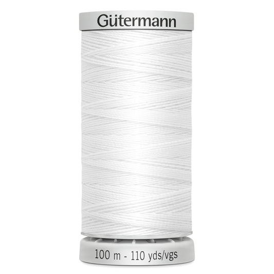 Gutermann Extra Strong -Upholstery Thread  White 100m