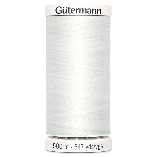 Gutermann Sew-All Sewing Thread 800 White 500m
