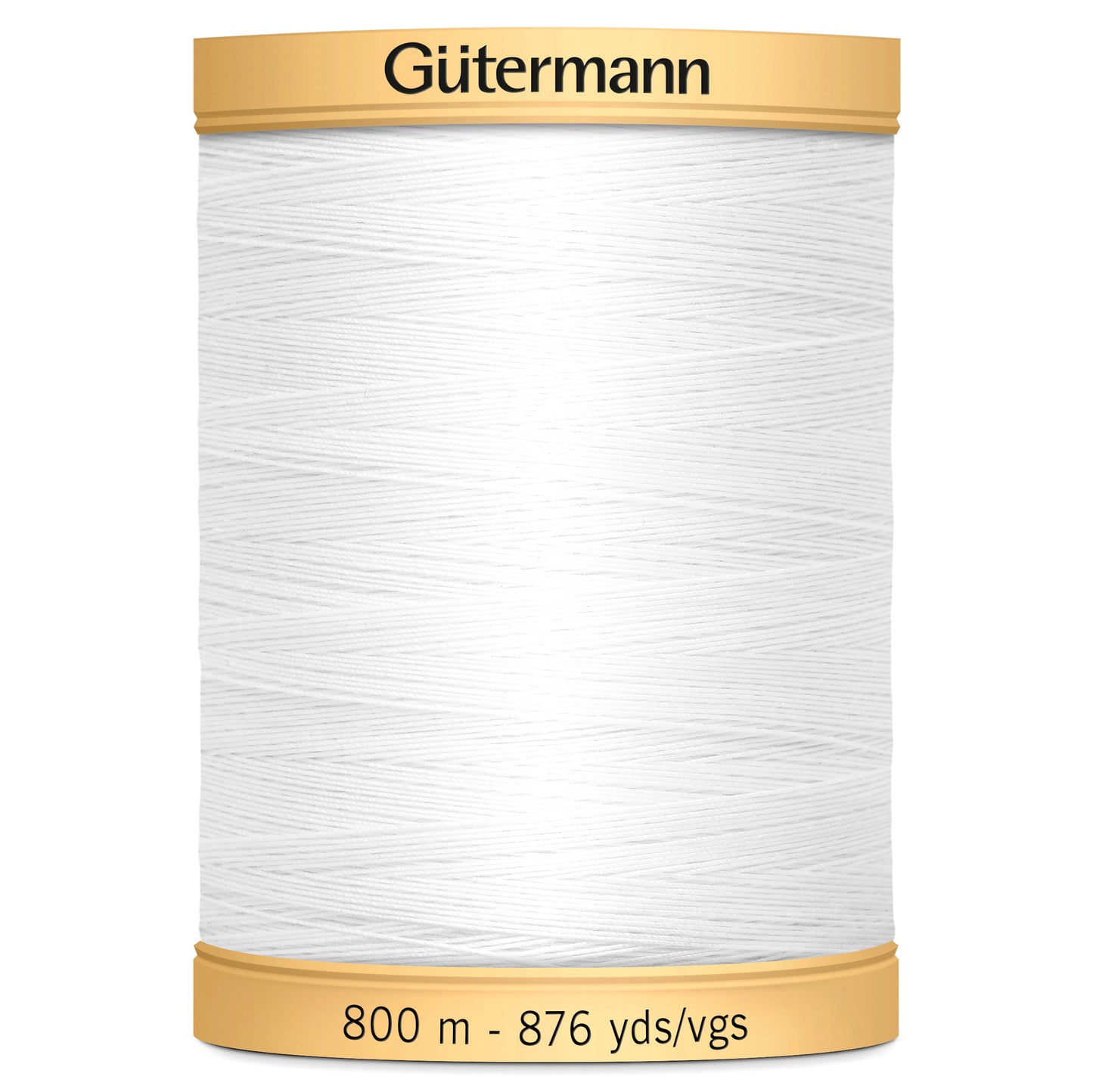 Gutermann Natural Cotton Thread: 800m: 5709 (White)
