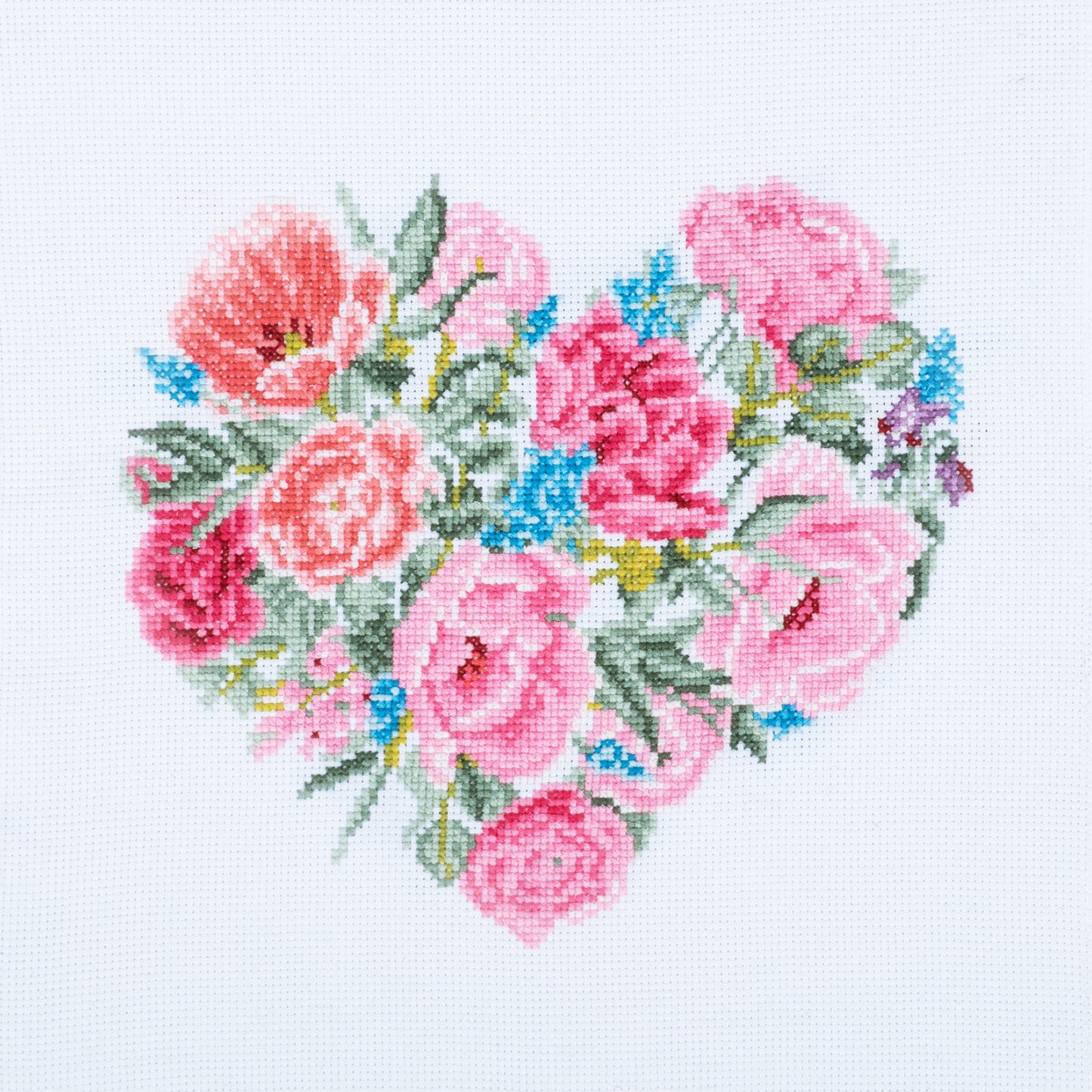 Floral Heart- Trimits Counted Cross Stitch Kit GCS118