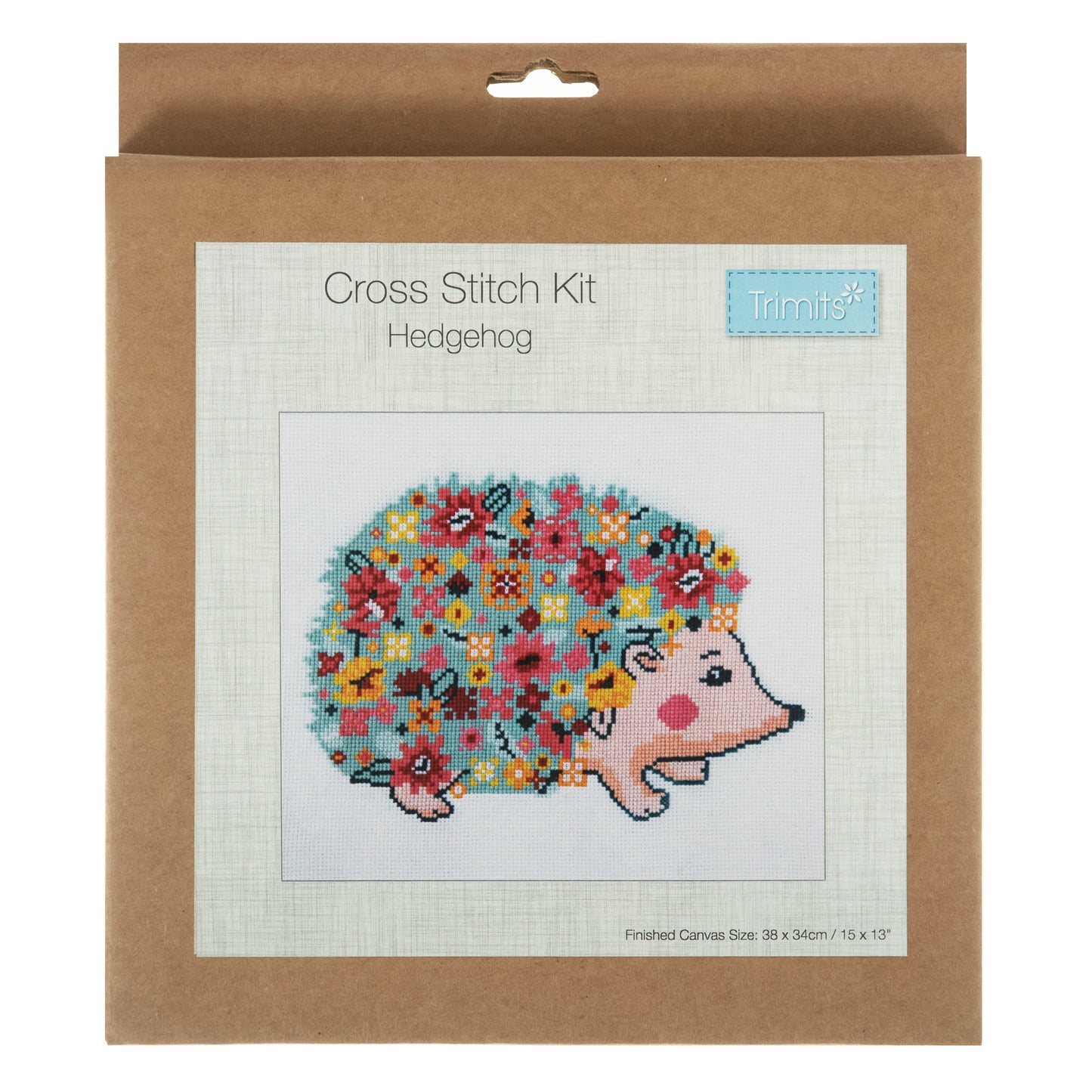 Hedgehog - Trimits Counted Cross Stitch Kit GCS120