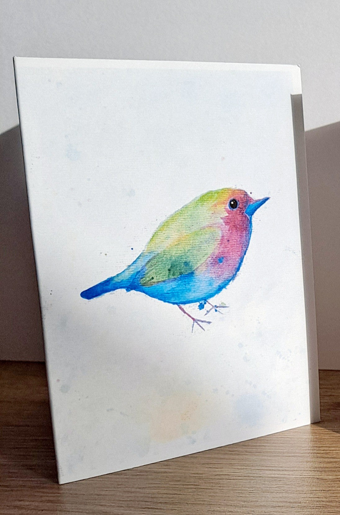 Robin 4 - Greetings Card by Hannah Hildebrand