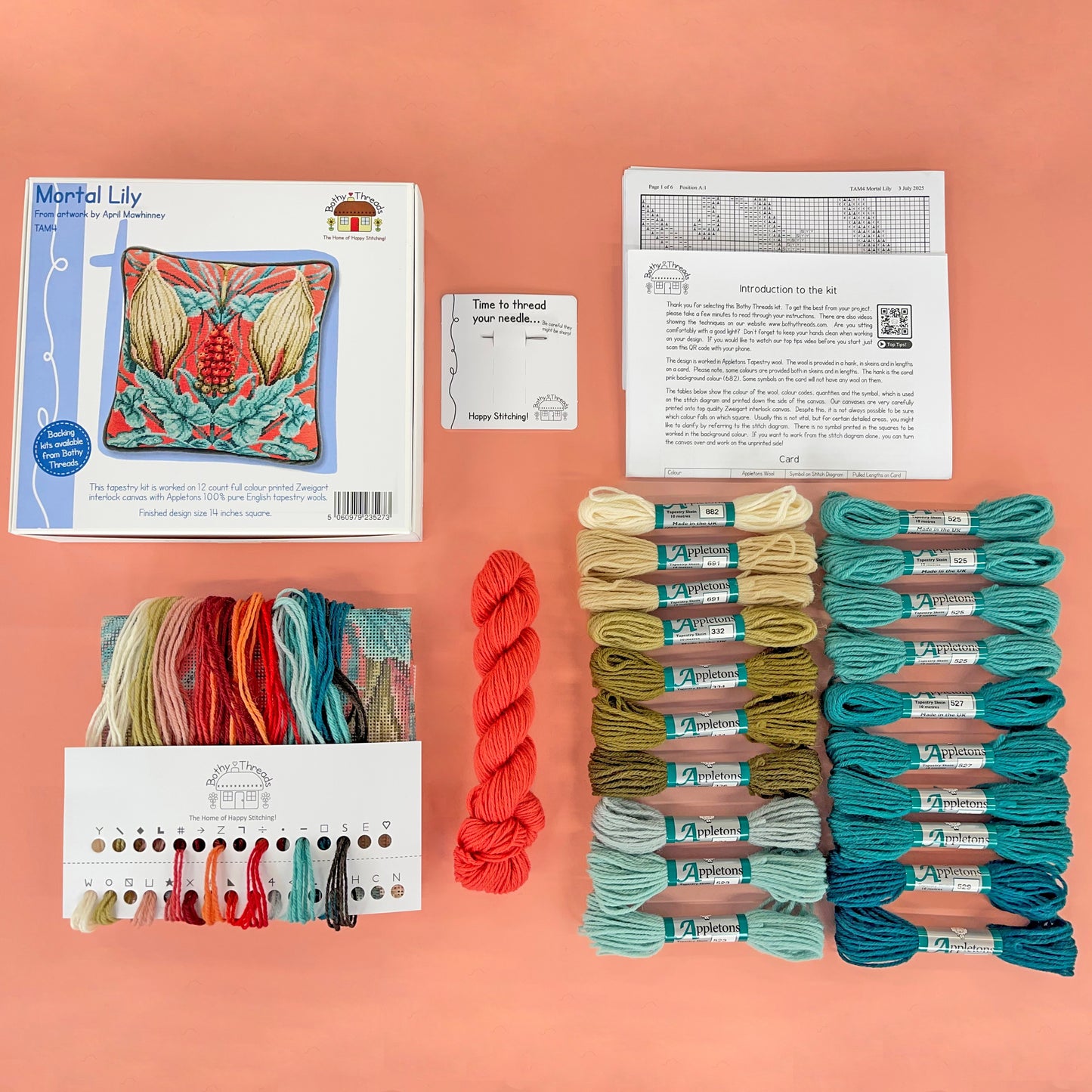 Mortal Lily Tapestry - Bothy Threads Kit TAM4