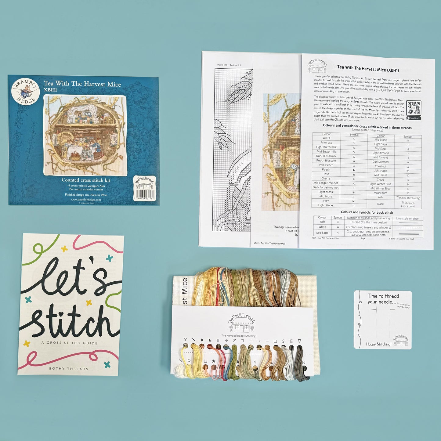 Tea With The Harvest Mice - Bothy Threads Cross Stitch Kit XBH1