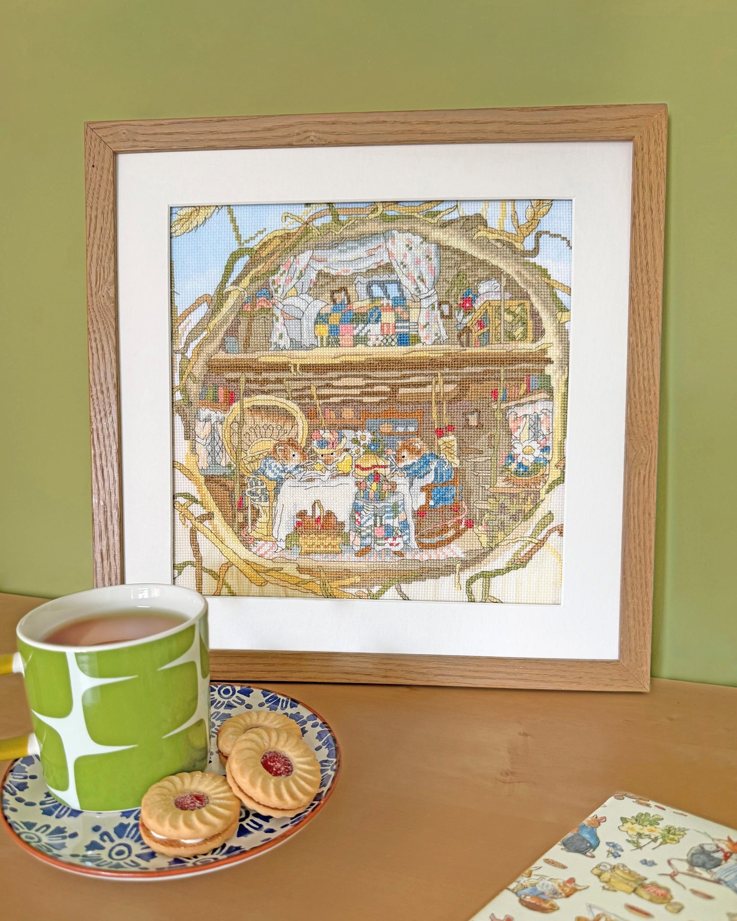 Tea With The Harvest Mice - Bothy Threads Cross Stitch Kit XBH1