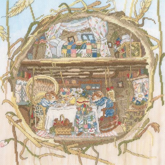 Tea With The Harvest Mice - Bothy Threads Cross Stitch Kit XBH1