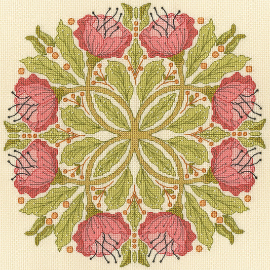 Celtic Poppies - Bothy Threads Cross Stitch Kit XBUF1