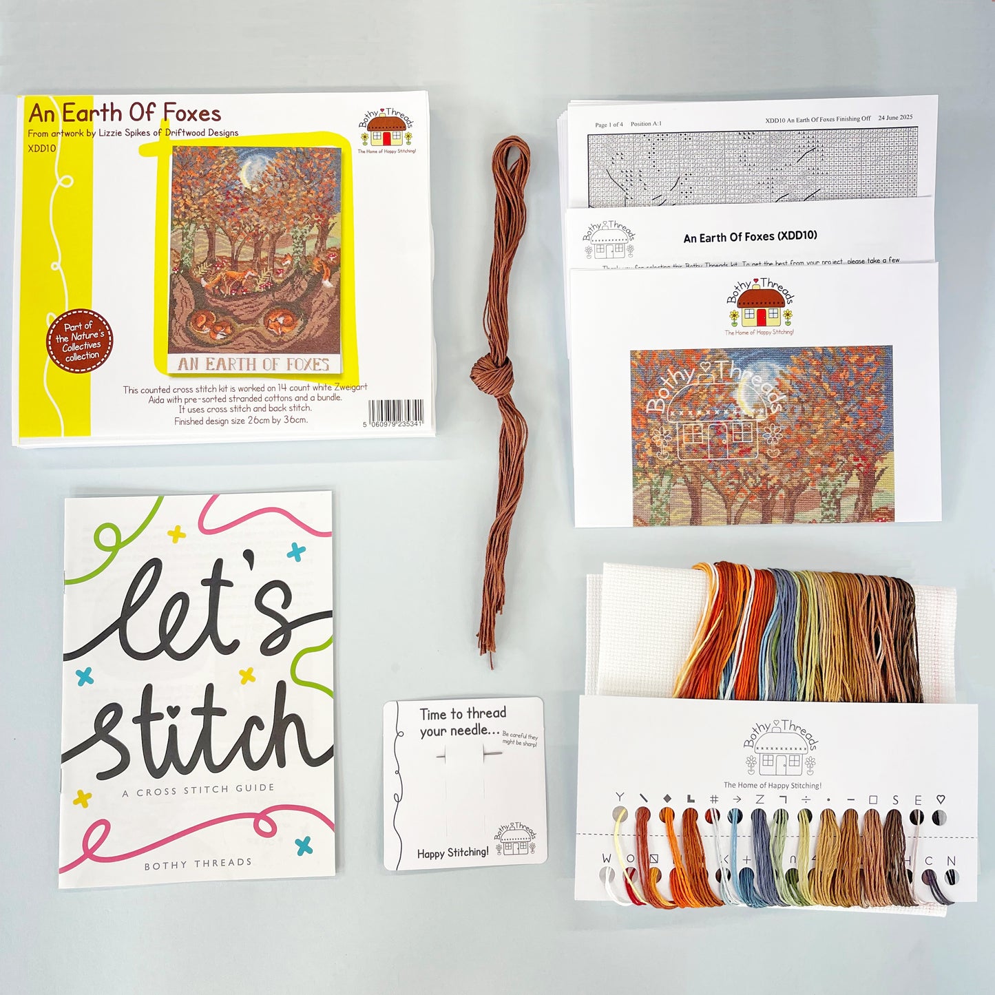 An Earth of Foxes - Bothy Threads Cross Stitch Kit XDD10