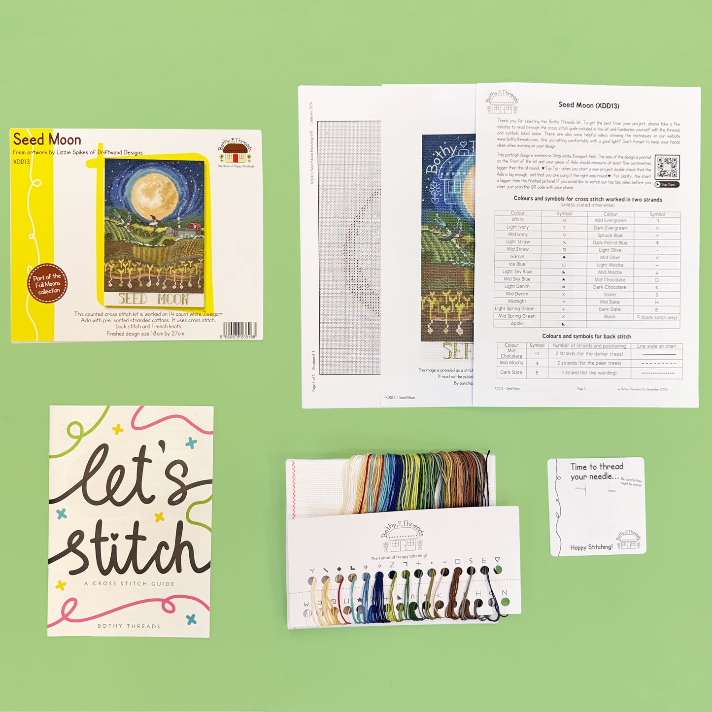 Seed Moon - Bothy Threads Cross Stitch Kit XDD13