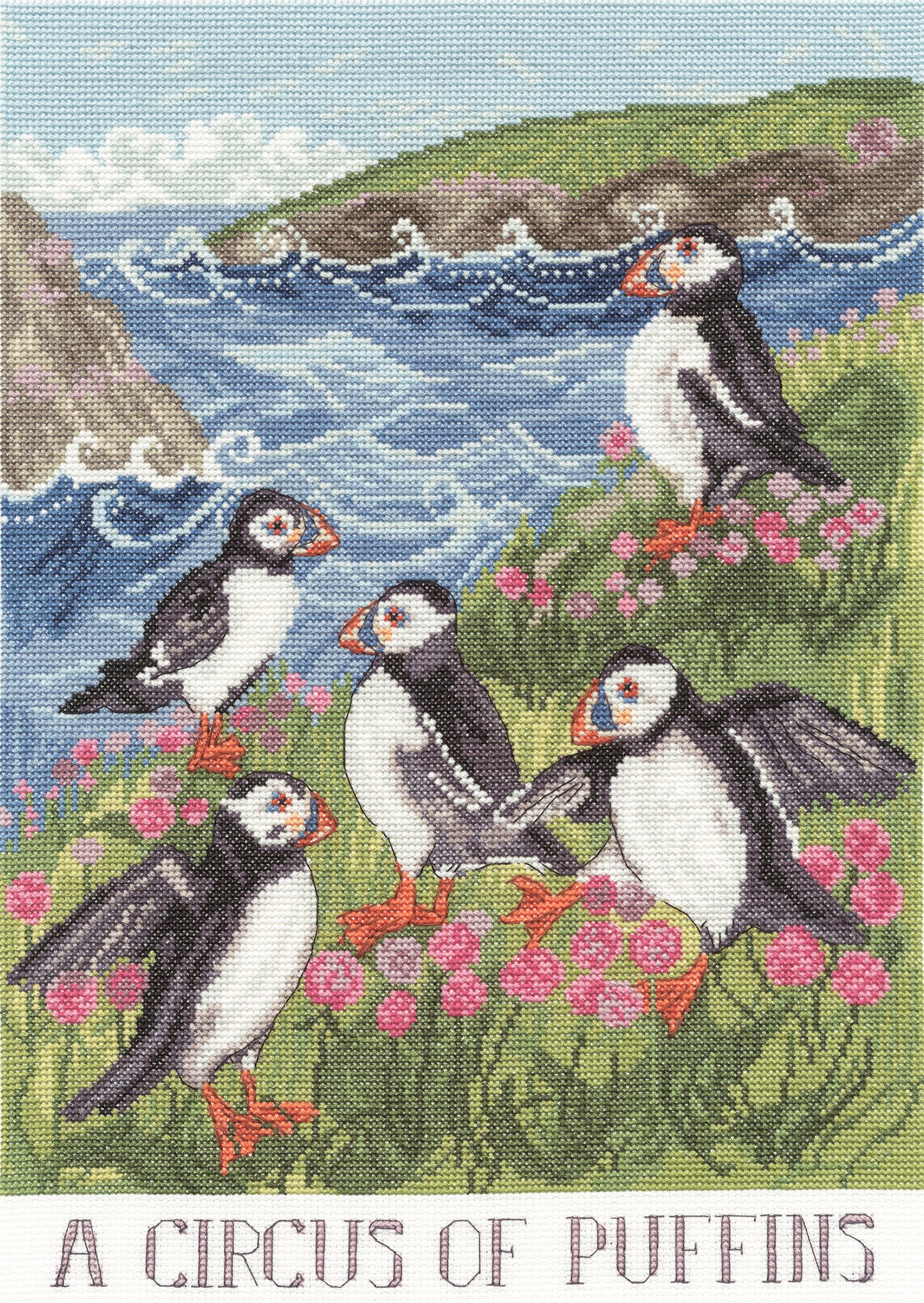 A Circus Of Puffins - Bothy Threads Cross Stitch Kit XDD9