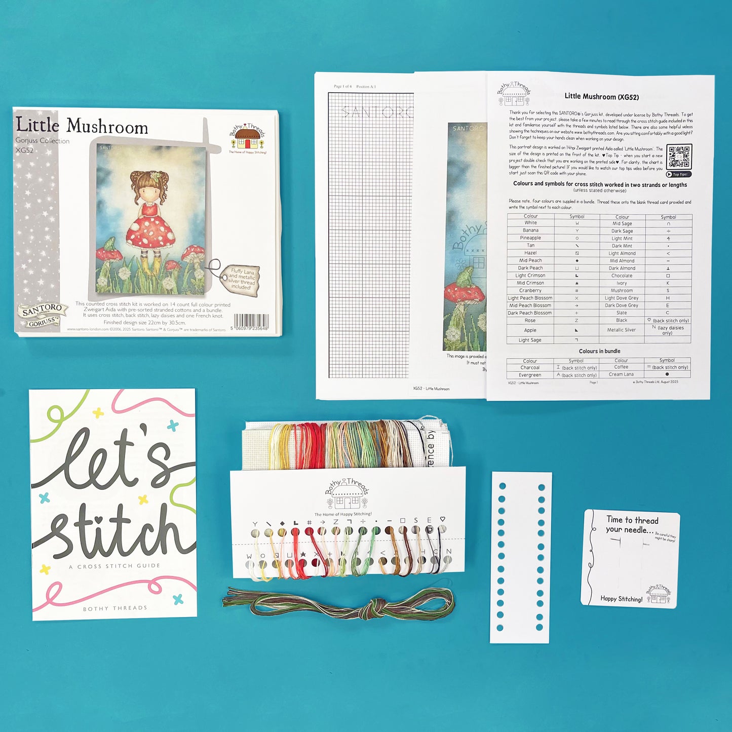 Little Mushroom - Bothy Threads Cross Stitch Kit XG52