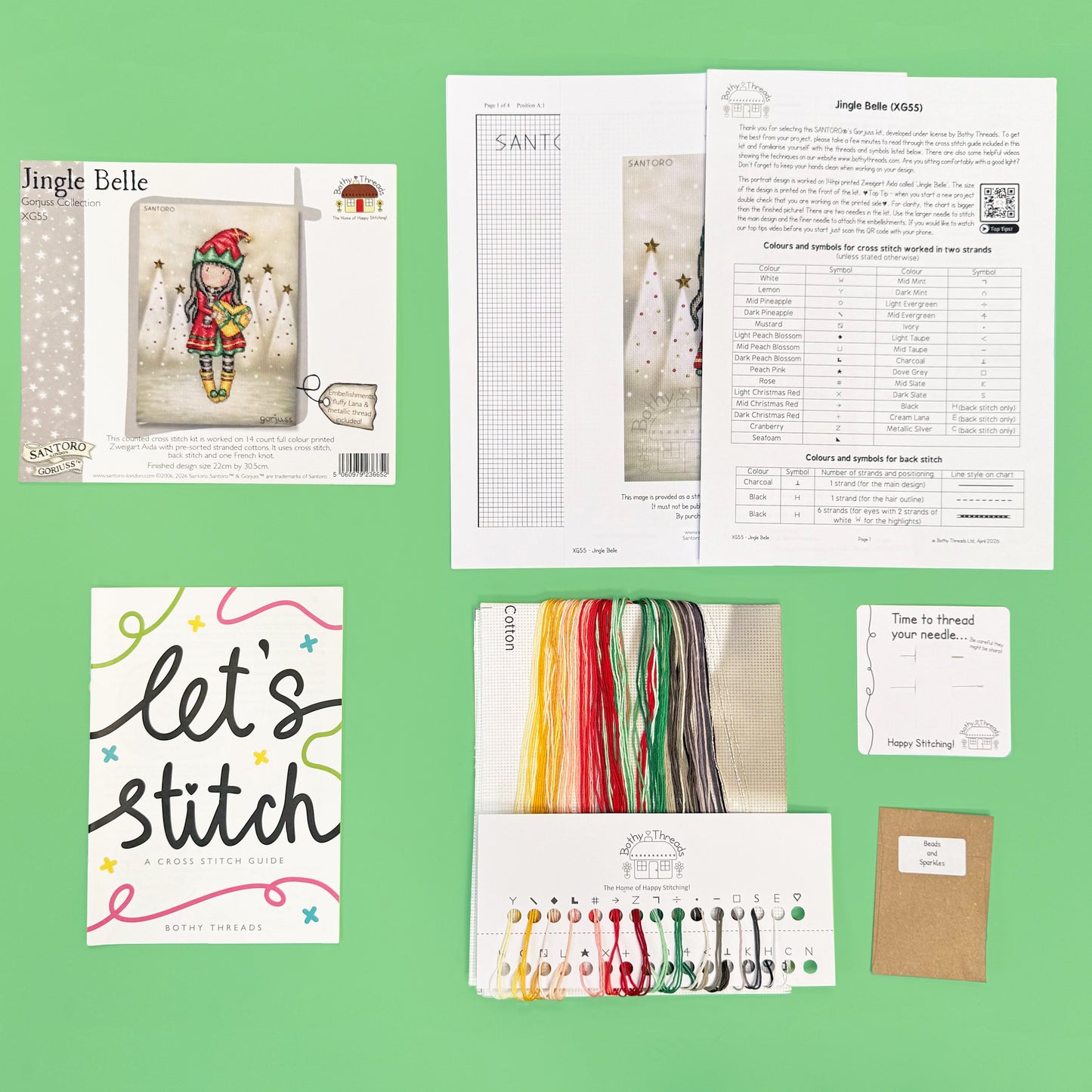 Jingle Belle - Bothy Threads Cross Stitch Kit XG55