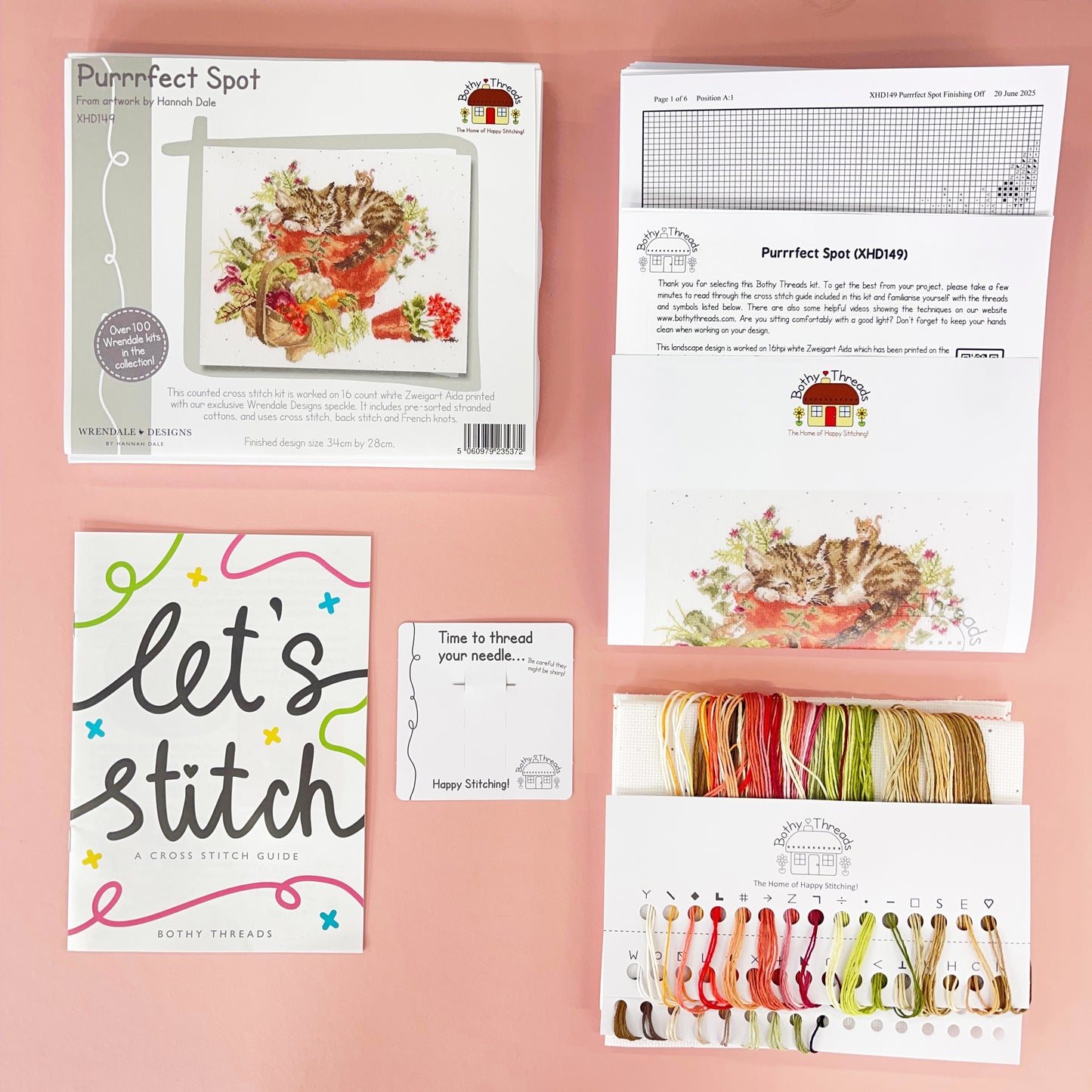 Purrrfect Spot - Bothy Threads Cross Stitch Kit XHD149