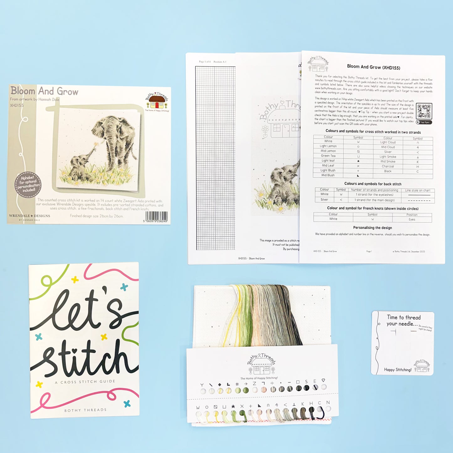 Bloom and Grow - Bothy Threads Cross Stitch Kit XHD155