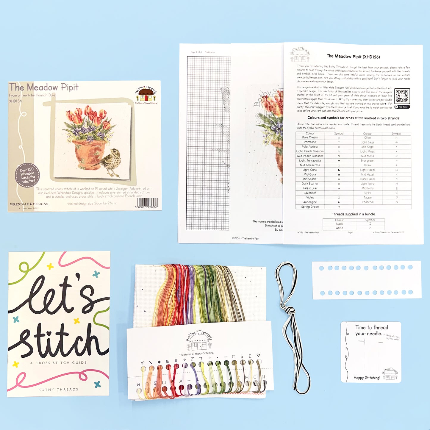 The Meadow Pipit - Bothy Threads Cross Stitch Kit XHD156