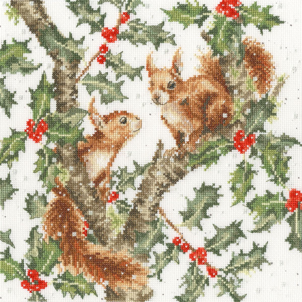 Under The Holly Boughs - Bothy Threads Cross Stitch Kit XHD169