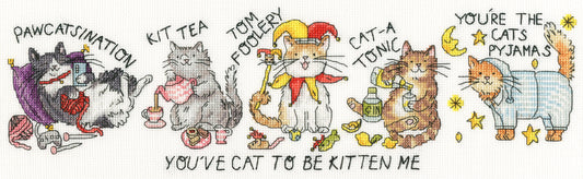 You've Cat To Be Kitten Me - Bothy Threads Cross Stitch Kit XJE1