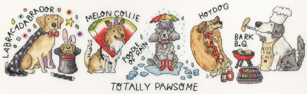 Totally Pawsome - Bothy Threads Cross Stitch Kit XJE2