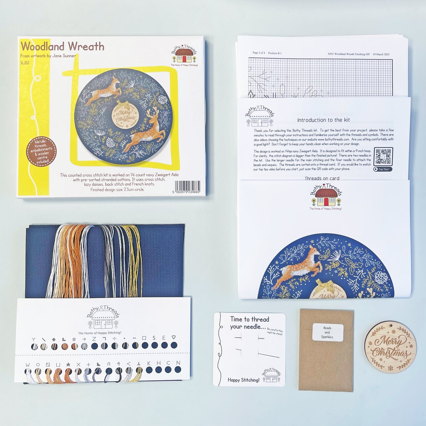 Woodland Wreath - Bothy Threads Cross Stitch Kit XJS1