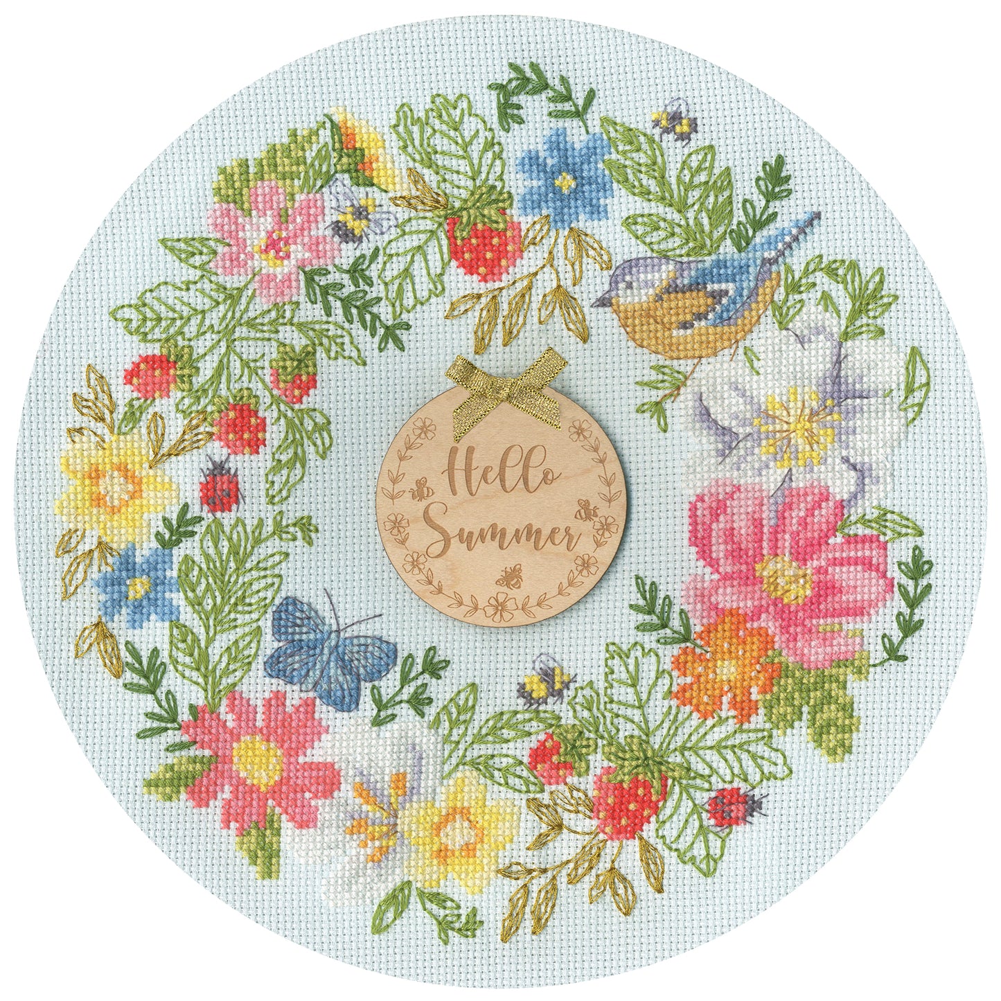 Summer Wreath - Bothy Threads Cross Stitch Kit XJS6