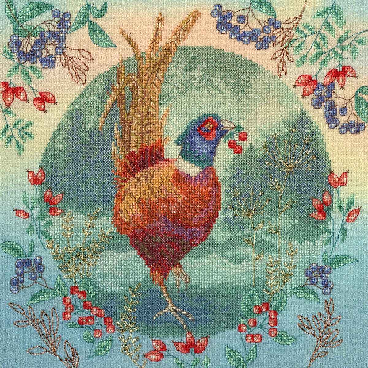 Fall Feathers - Bothy Threads Cross Stitch Kit XJS8