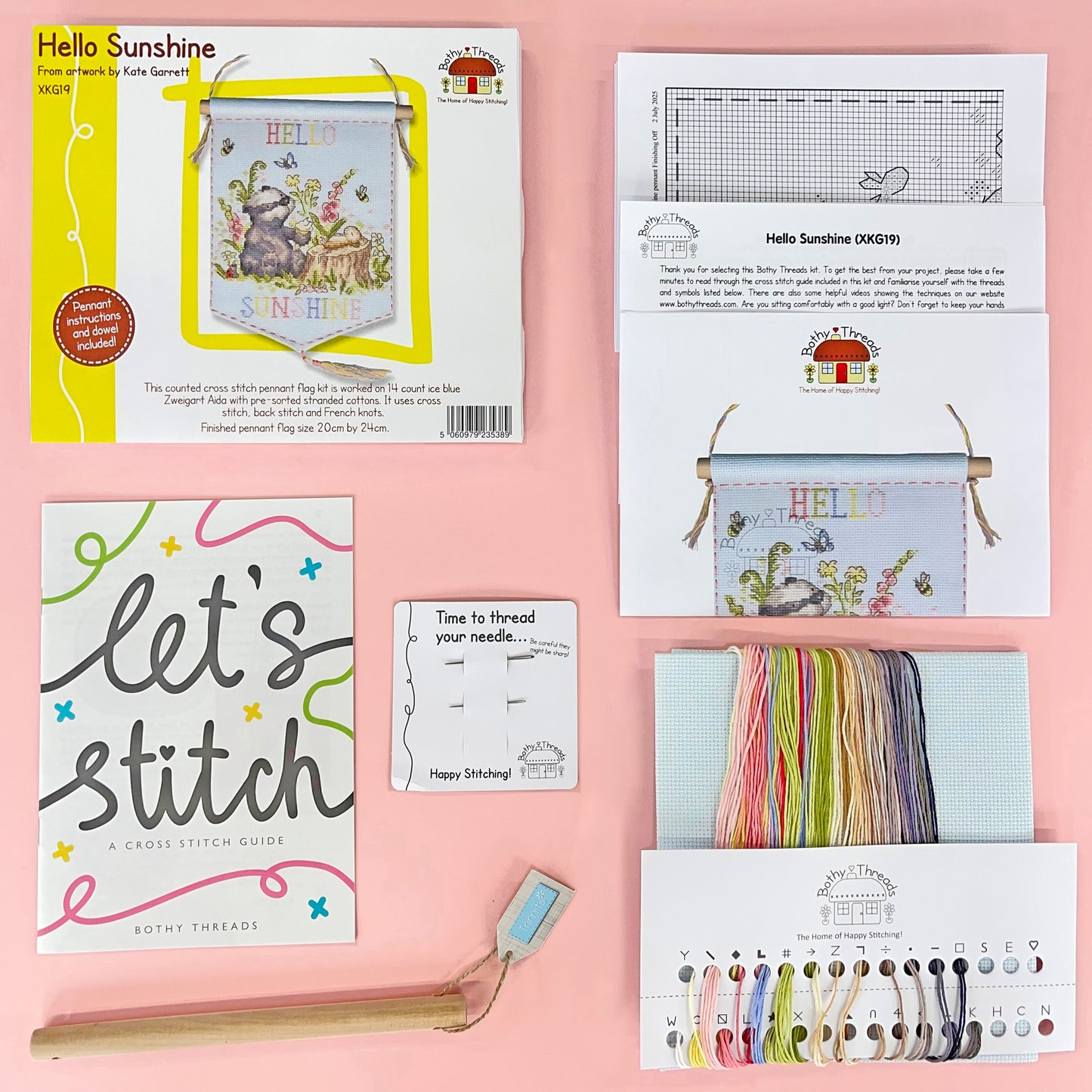 Hello Sunshine - Bothy Threads Cross Stitch Kit XKG19