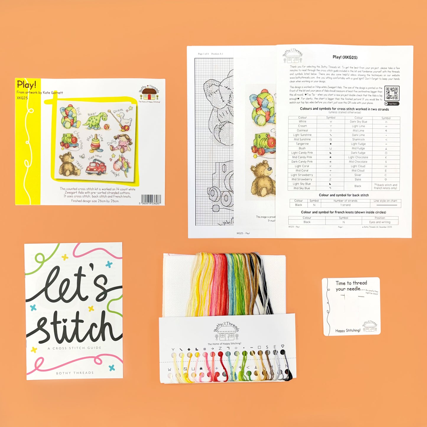Play! - Bothy Threads Cross Stitch Kit XKG25