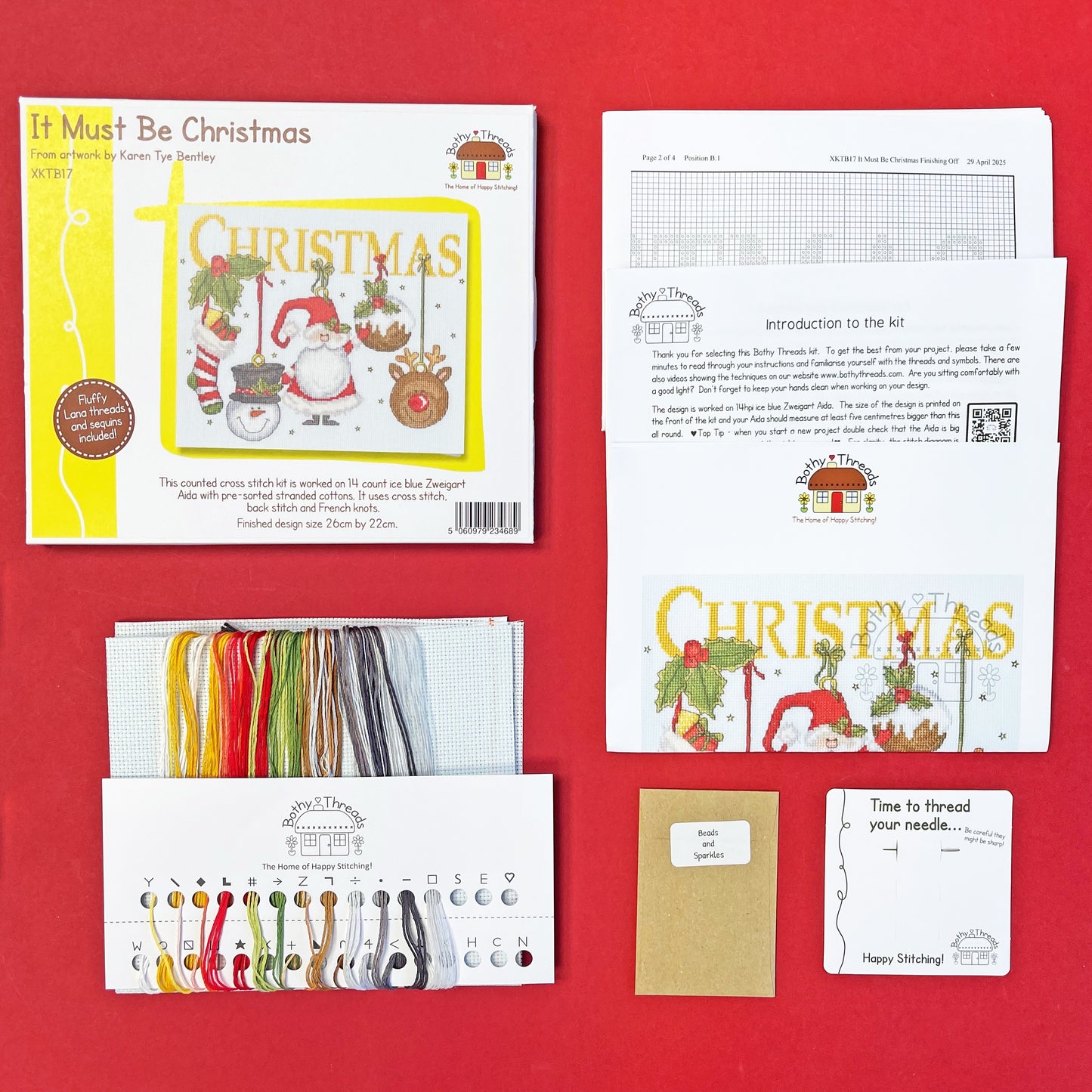 It Must Be Christmas - Bothy Threads Cross Stitch Kit XKTB17