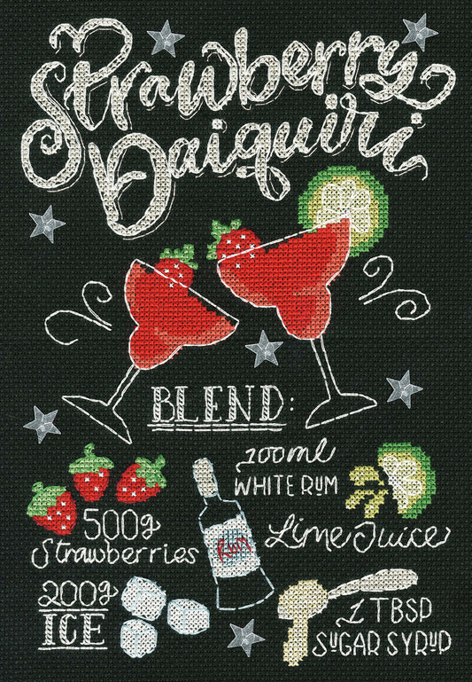 Strawberry Daiquiri - Bothy Threads Cross Stitch Kit XLJ4