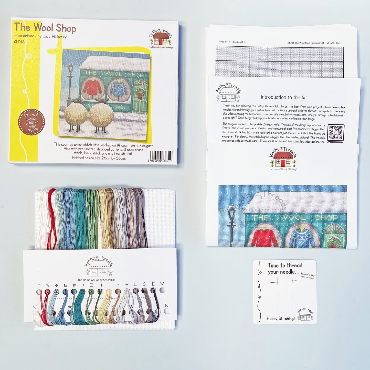 The Wool Shop  - Bothy Threads Cross Stitch Kit XLP18