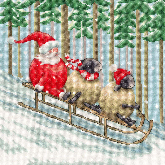 Santa's Sled Squad - Bothy Threads Cross Stitch Kit XLP23
