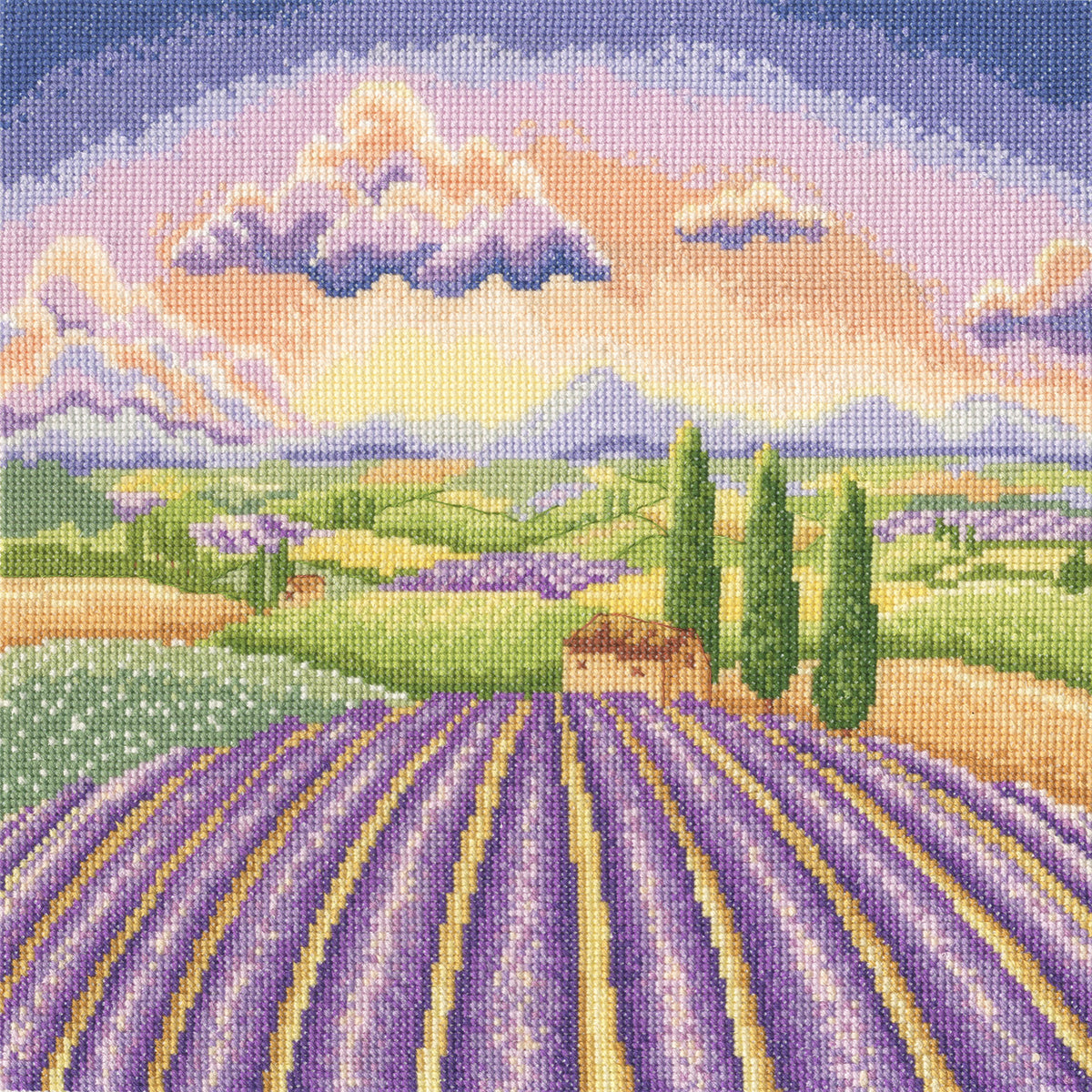 Lavender Fields - Bothy Threads Cross Stitch Kit XLP26