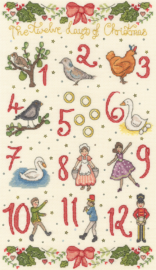 Five Gold Rings - Bothy Threads Cross Stitch Kit XLU2