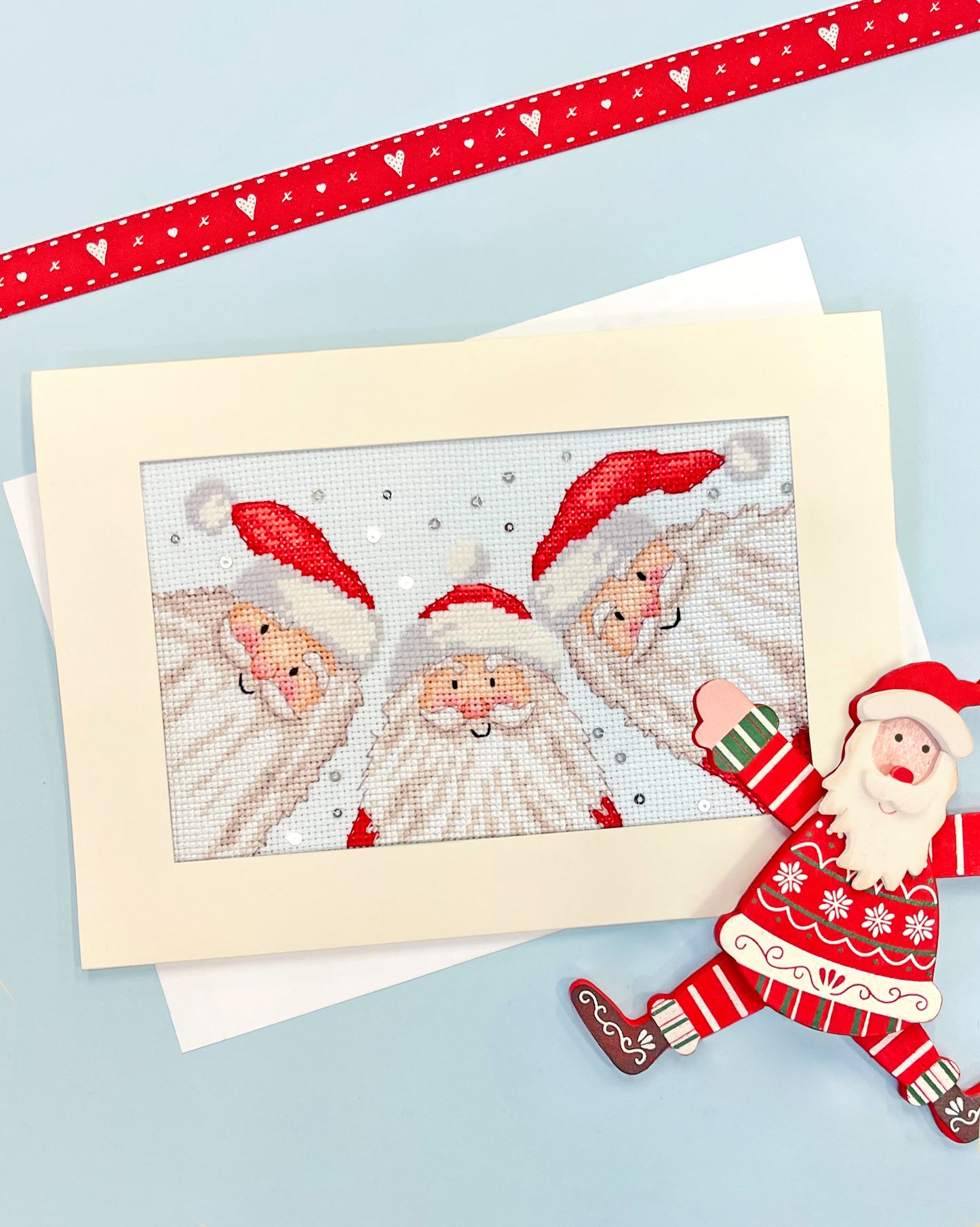 Christmas Card - Santa Selfie - Bothy Threads Cross Stitch Kit XMAS88