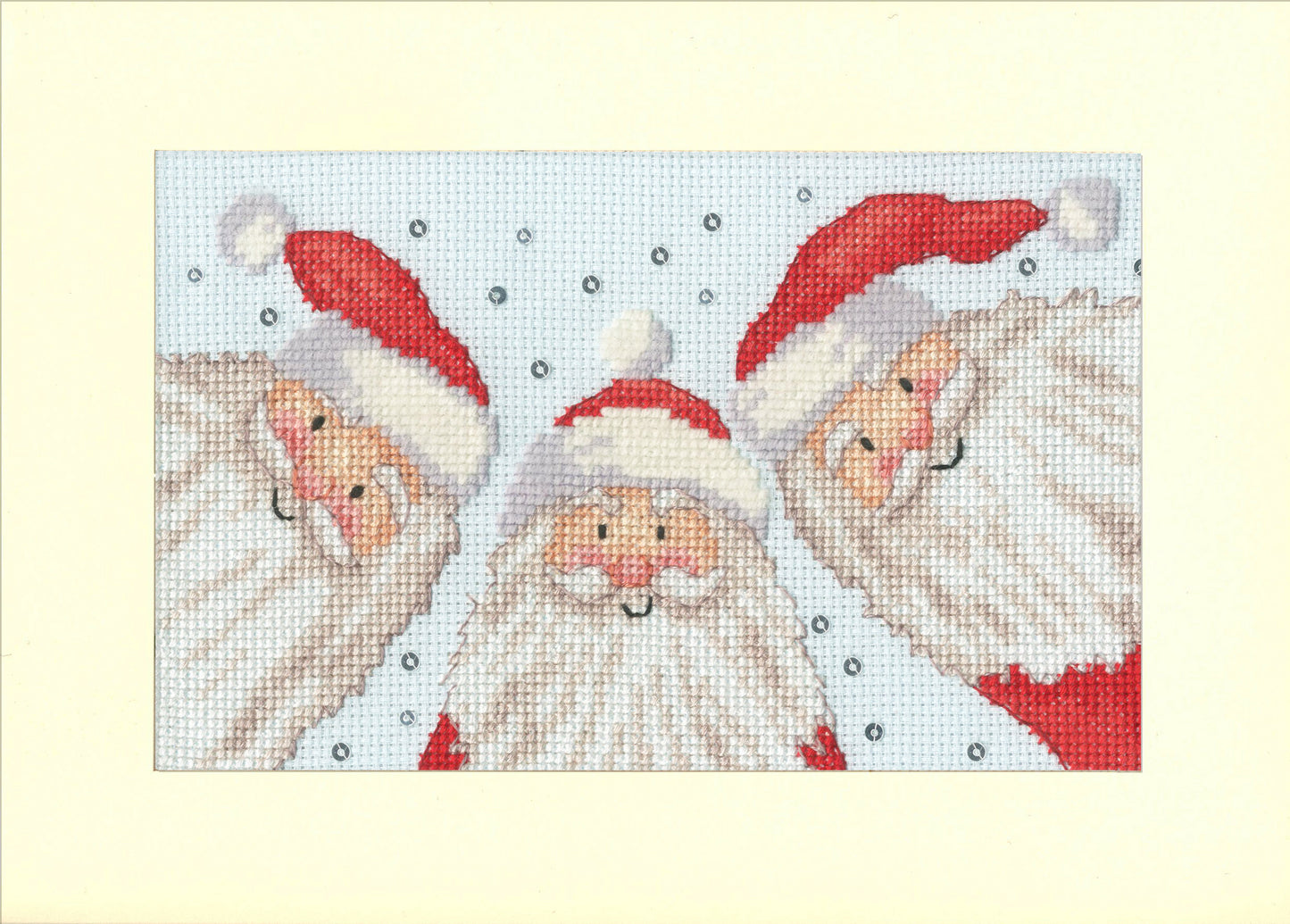 Christmas Card - Santa Selfie - Bothy Threads Cross Stitch Kit XMAS88