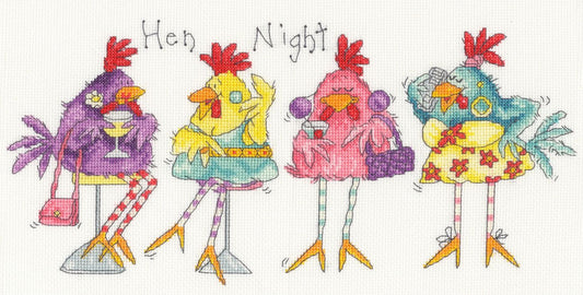 Hen Night  - Bothy Threads Cross Stitch Kit XMS41