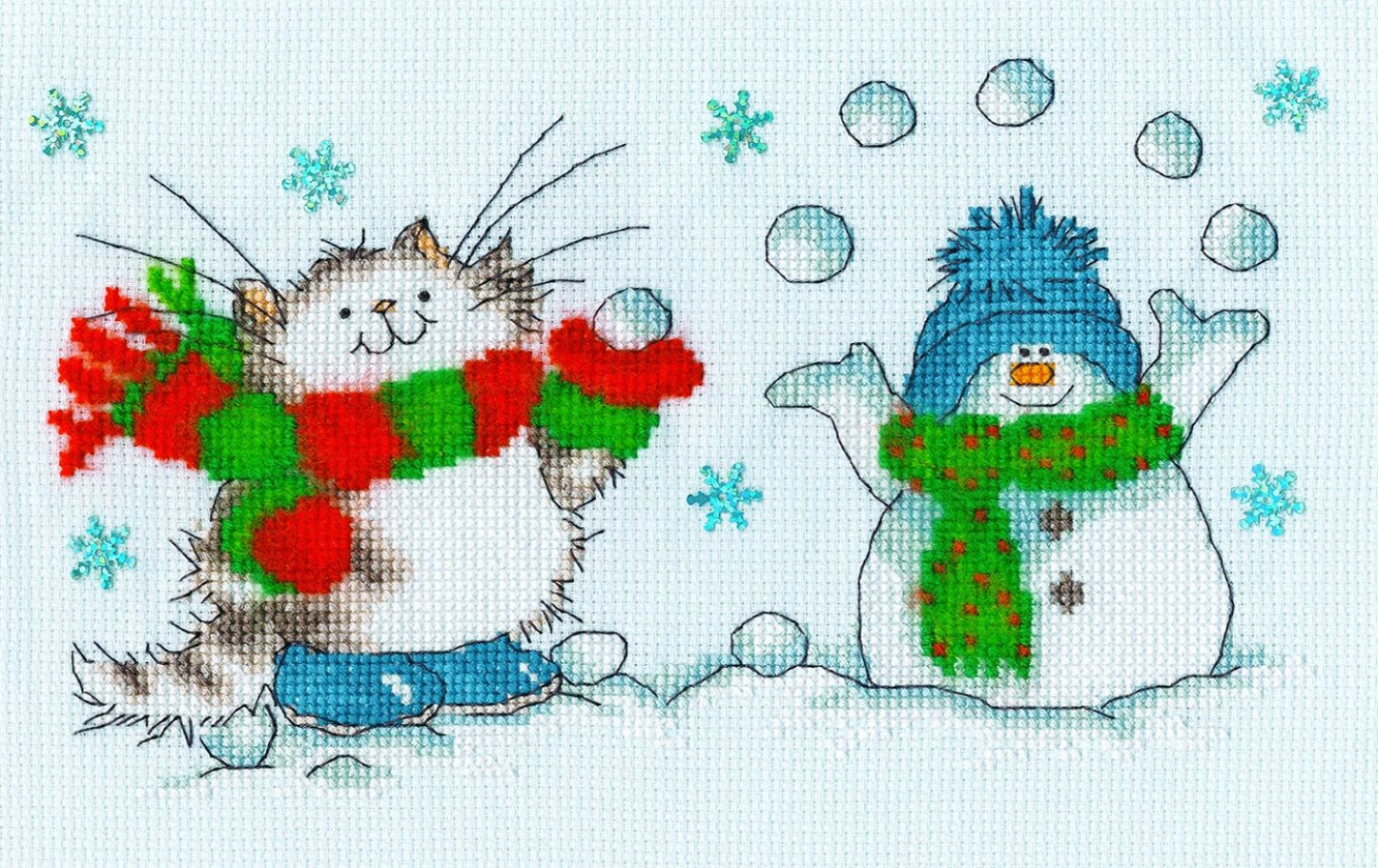 It's Snow Fun Without You - Bothy Threads Cross Stitch Kit XMS43