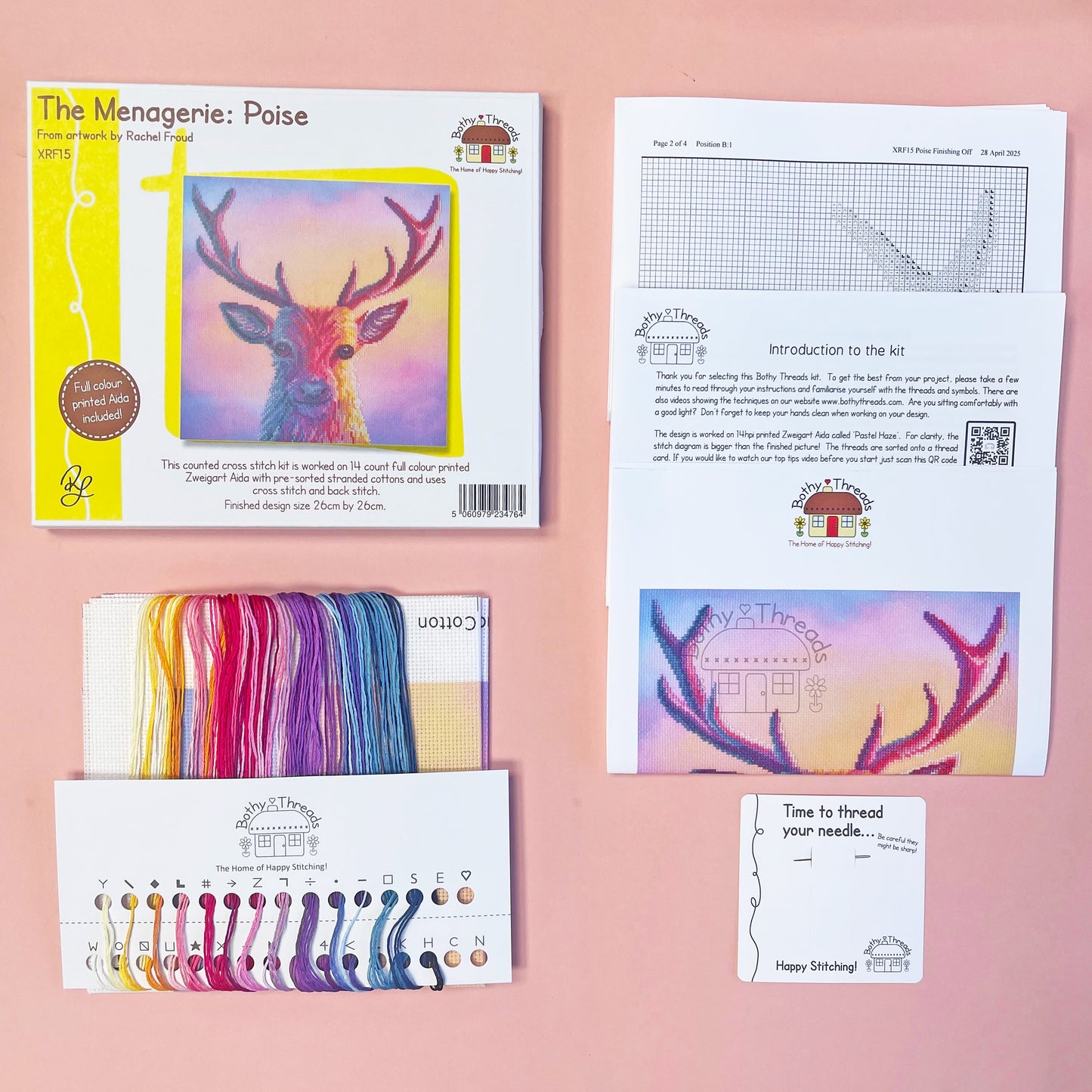 Poise  - Bothy Threads Cross Stitch Kit XRF15