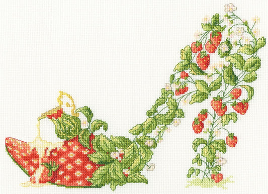 Strawberries And Cream - Bothy Threads Cross Stitch Kit XSK19