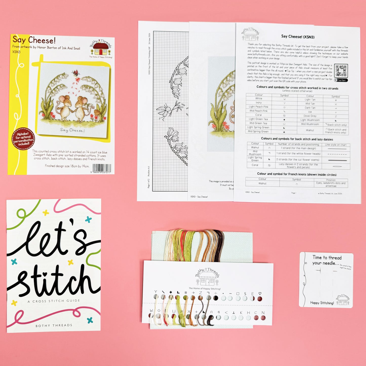Say Cheese! - Bothy Threads Cross Stitch Kit XSN3