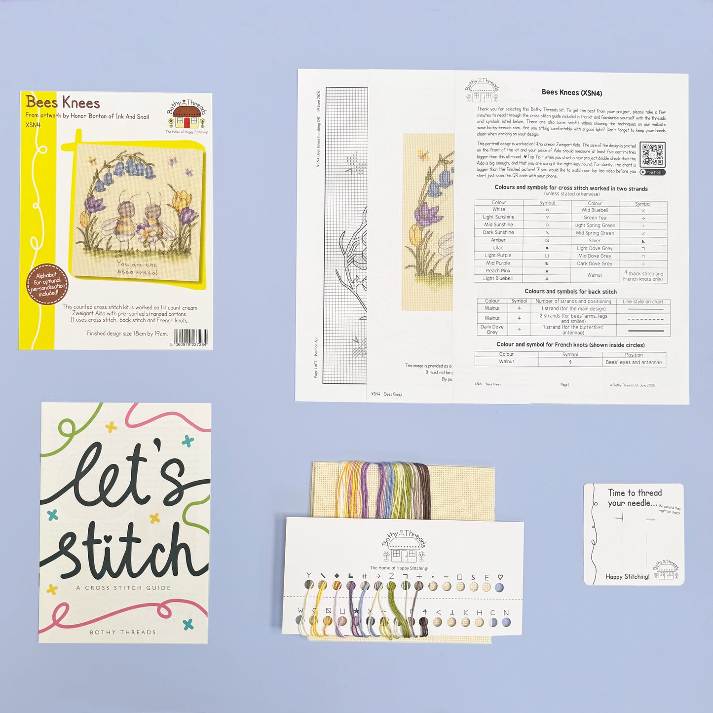 Bees Knees - Bothy Threads Cross Stitch Kit XSN4