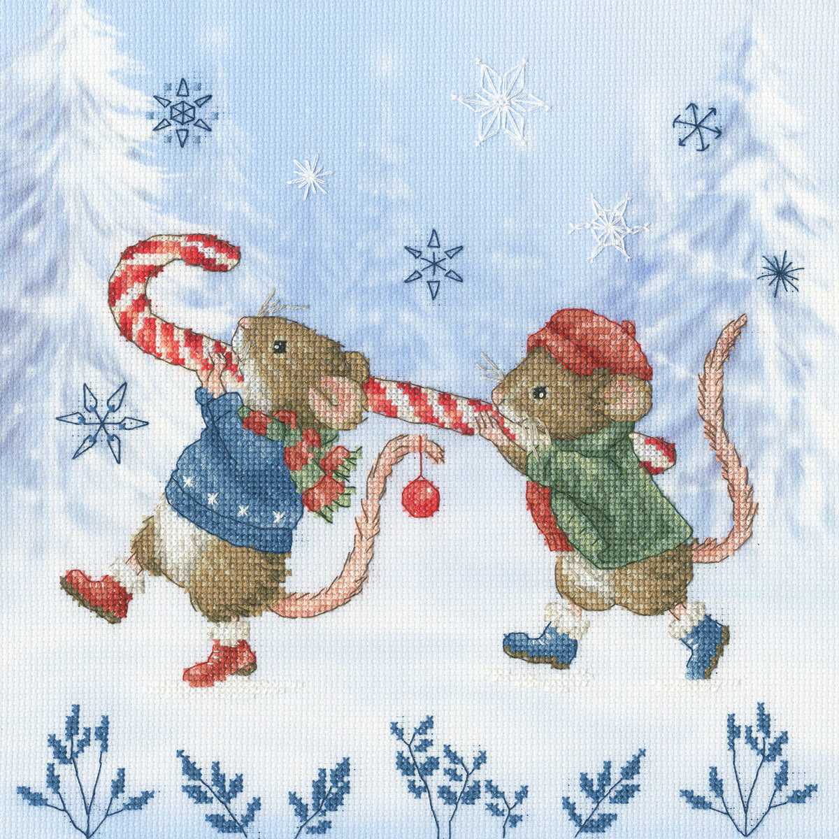 Candy Cane Capers - Bothy Threads Cross Stitch Kit XSS35