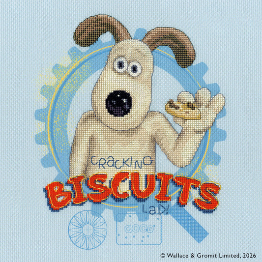 Cracking Biscuits! - Wallace & Gromit - Bothy Threads Cross Stitch Kit XWG4