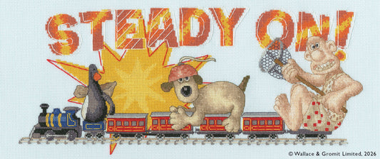 Steady On! - Wallace & Gromit - Bothy Threads Cross Stitch Kit XWG5